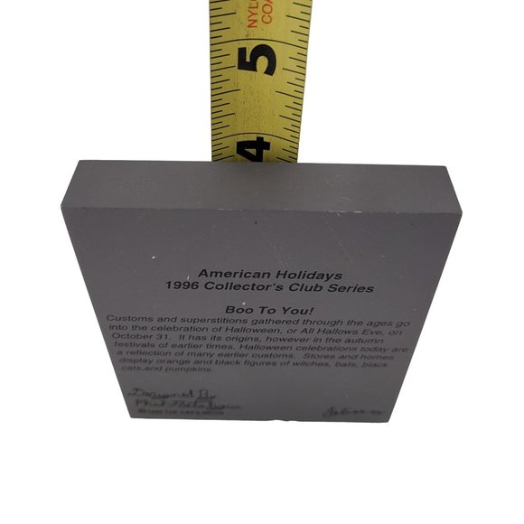 Cat's Meow Village Boo To You American Holidays Collector’s Club Series - Picture 3 of 4